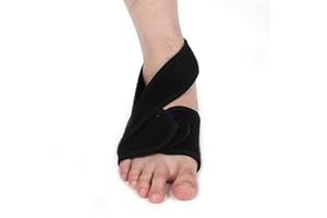 HAOFY Tutore per Piede Cadente, Tutore per Piede Cadente Morbido Elastico Professionale Cintura di Correzione per Varo Valgo Regolabile Piede Traspirante Fascia per Ortesi Plantare(right)