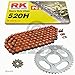Produktbild Kettensatz Polaris Trail Boss 250 95-99, Kette RK PC 520 H 88, offen, ORANGE, 11/36