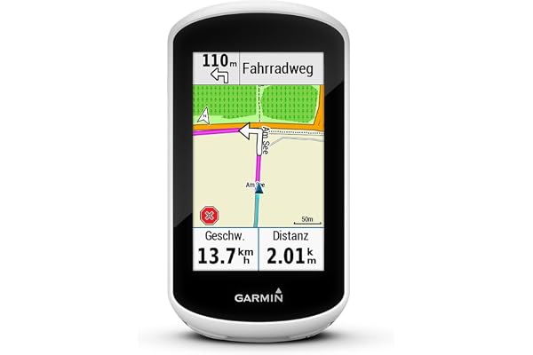 Garmin - Edge Explore - Compteur Vélo GPS - Pré-chargé Cartes Garmin Cycle Map Europe - 47 Pays - 12h d'Autonomies - 240 x 240 Pixels Noir/Blanc