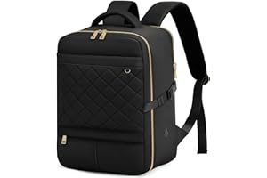 Yankony Ryanair Cabin Bags 40x20x25 40x30x20 Underseat, Small Cabin Bag Multiple Pockets Travel Women Backpack 20L Diamond Embroidery Carry on Rucksack for Airplanes Flight Underseat Hand Luggage Bag