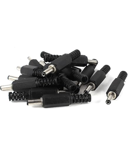 Prise Jack D'alimentation DC 1,35 Mm X 3,5 Mm - Lot De 5, Montage PCB - Pour Audio, Télécommandes, Appareils électroniques - 10