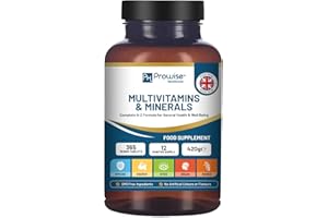 ‎PH PROWISE HEALTHCARE A-Z Multivitamine & Mineralien I 365 vegane Tabletten I 26 essentielle aktive Vitamine, Mineralien und Mikronährstoffe für Männer und Frauen I UK Hergestellt von Prowise Healthcare
