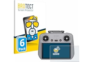 BROTECT Entspiegelungs-Schutzfolie für DJI RC 2 (6 Stück) Matte Displayschutz-Folie, Anti-Reflex, Anti-Fingerprint