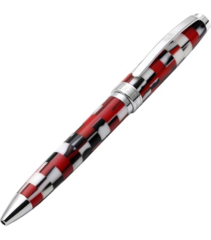 Penna Stilografica Xezo Speed Master - Bianco Opaco Con Conchiglia Pāua