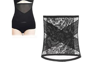 GOKAME Cross-Mesh-Gürtel für Taillenformung, Komfort atmungsaktiver Taillentrainer, Skinny Taille Crossover Mesh Taillengürtel, High Waist Body Shaper Girdle Tummy Control, Comfort Breathable