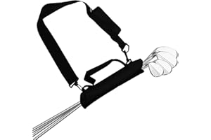 Namvo Mini Bolsa de Transporte para Golf - Portátil de Hombro para Campo y Viajes, Profesional con Correas, Mangas Ligeras, Color Negro