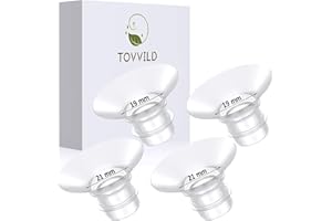 TOVVILD 19mm 21mm Flangia Inserti Compatibile con Momcozy S9/S12,Medela Swing Flex,Philips Avent Tiralatte. Ridurre 24mm Flangia Giù a 19mm/21mm