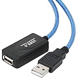 TRIXES 10m USB Extension Cable Active Repeater - High Speed USB Male to Female - USB 2.0 compliant and USB 1.1 compliant for 