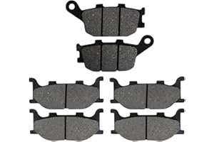 Road Passion Pastillas De Freno Delantero y Trasero para YAMAHA FZ6 Fazer 2 Piston Caliper 2004-2007 / FZ6 Naked Non ABS 2 Piston Caliper 2004-2007