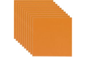 PATIKIL 100 x 100 x 1 mm fenolharts plastplatta 10 stycken harts-laminerad platta PCB för elektriska elektroniska komponenter