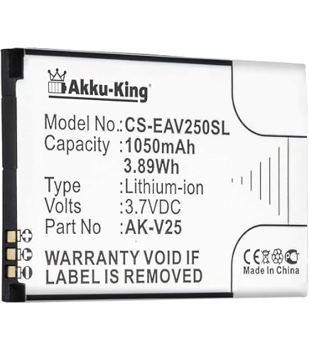 Batteria agli ioni di litio per Emporia EL550 3,7V 550mAh