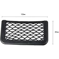 axuanyasi Car Trunk Storage Net, 2 Pack (15 cm/5.70in X 8 cm/3.14in) Black Magic selbstklebend Ablagenetz Elastic String…