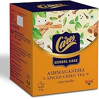Care Ashwagandha Spiced Green Tea | Immunity Booster Herbal Tea | Detox Desi Kahwa Green Tea with Herbs Like Cinnamon…