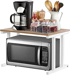 Mikrowelle Regal Mikrowellenständer Für Küche Und Arbeitsplatte  Mikrowellenhalter Küchenregal Mikrowellen-Lagerregal Metall Gewürzregal  Bäcker Regal 57 X 38 X 38Cm (Weiß) : Amazon.de: Küche, Haushalt & Wohnen