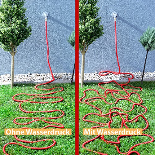 Royal Gardineer Dehnbarer Profi-Gartenschlauch PRO.V5 mit Alu-Anschlüssen, 10 – 30 m - 4