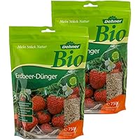 Dehner Bio Erdbeer-Dünger, 2 x 750 g (1.5 kg), für je ca. 7.5 qm