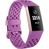 Fitbit Unisex-Adult Charge 3 Der Innovative Gesundheits-und Fitness-Tracker, Berry Sport Advanced Health & Fitness, Flieder, Einheitsgröße