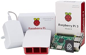 Raspberry Pi 3 Official Desktop Starter Kit (16Gb, White)
