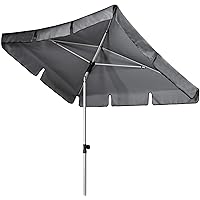 Doppler Active – Rechteckiger Sonnenschirm für Balkon und Terrasse – Knickbar – 180x120 cm