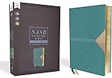 NASB, Thinline Bible, Large Print, Leathersoft, Teal, Red Letter, 1995 Text, Comfort Print: A Comprehensive Program for Renewing Your Mind and Transforming Your Life