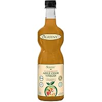 OGREENY Apple Cider Vinegar With Mother Organic- Raw Unfiltered Unpasteurized & Undiluted 750 ml (Made with Organic Apples juice)