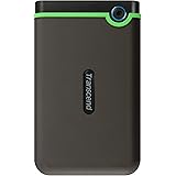 Transcend 2 TB Slim StoreJet 25M3S, Rugged External Hard Drive with Excellent Anti-Shock Protection and Lightning-Fast Transfer Speeds
