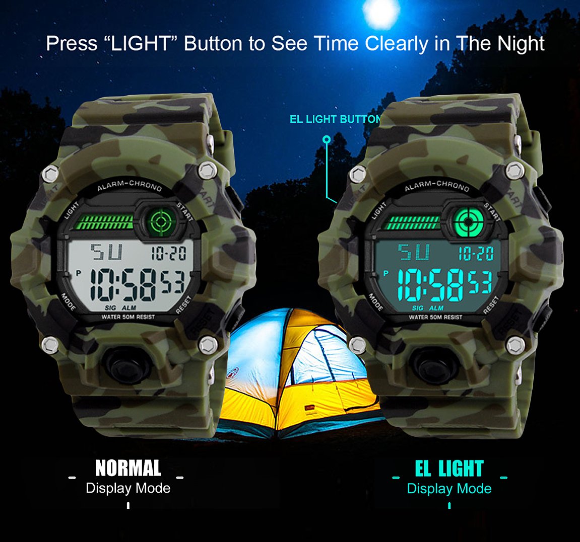 boys camouflage watch