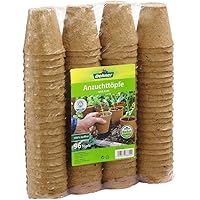 Dehner Anzuchttöpfe für Pflanzen, rund, Ø 6 cm, 96 Stück