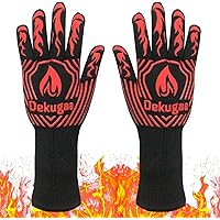 osolay Grillhandschuhe,BBQ Gloves,Ofenhandschuhe BBQ Kochenhandschuhe,Backhandschuhe Hitzefeste Handschuhe…