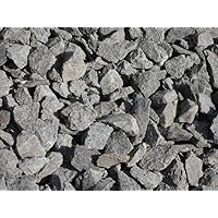 Vertiflower® 25 kg Anthrazit Basaltsplitt 16-32 mm - Basalt Splitt Edelsplitt Lava Lavastein - Lieferung KOSTENLOS