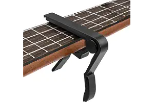 Cejilla Guitarra Española Cejilla Guitarra Acustica Capo Guitarra Aleación de Aluminio para Guitarra Electrica Acústica Clásica Folk Ukelele Bajo | Negro