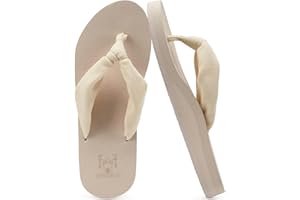 KuaiLu Tongs Femme été Tissu Thong Mousse de Yoga Plates Coussined Sandales Plage et Piscine Chaussures