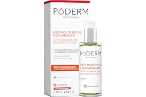 PODERM - PIEDI MOLTO SECCHI E DANNEGGIATI - Ripara e nutre intensamente per 24 ore - Piedi visibilmente riparati in 7 giorni - Ingredienti 100% naturali - Cura dei piedi - Swiss Made