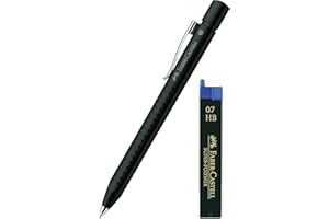 Faber-Castell Portamine Grip 2011, spessore mina: 0,7 mm (nero + mine), 1 pezzo (confezione da 1)