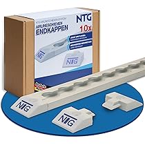 NTG 10 Pezzi di Tappi terminali a innesto per Binario Aereo