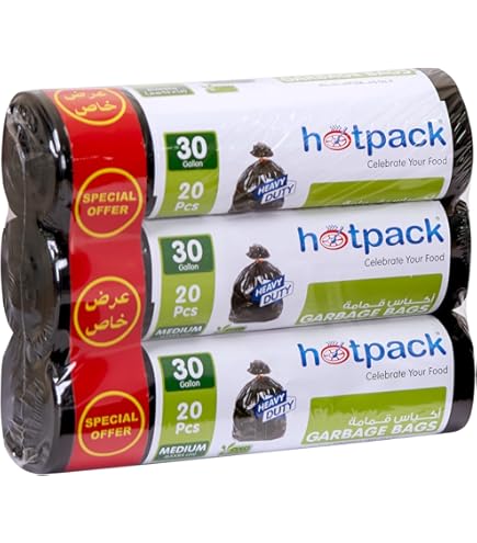 Lianpak 120L, Heavy Duty, Extra Strong, Tie Top, 40 Microns