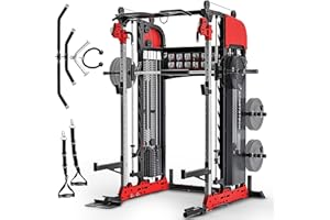 Sportstech HGX100/HGX200/HGX300 - Appareil de Musculation Premium Complet, Station de Musculation avec Stepper ou Presse à Jambes, Banc de Musculation, Home Gym, Matériau EVA, Entraînements Variés