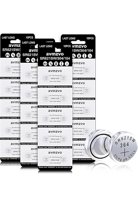 Batterie Maxell SR621SW - Confezione Da 5 Batterie Per Orologi - Foto 4