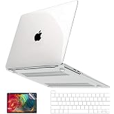 Apple Uyumlu MacBook Neo 13 In&ccedil; A18 Pro &Ccedil;ipli Darbelere Dayanıklı &Ouml;n Arka Clear Parlak Kapak Kılıf ve Koruyucu Set A3404