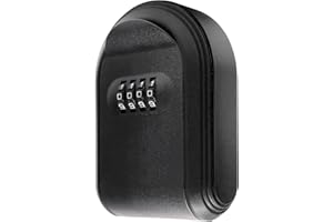 Dayear Magnetic Key Holder with Combination Lock Hidden Under Car, Hide Key Lock Box with Strong Magnet, Hider A Key for Storage Key Indoors,Outdoors/Nero