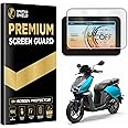 Spartan Shield TouchScreen Guard For Hero Vida V2 Pro, Plus, Lite Electric Scooter, 7 INCH Instrument Console Screen Protector | TFT Display Accessories for Vida V1 V2 EV Bike [Not Tempered Glass]