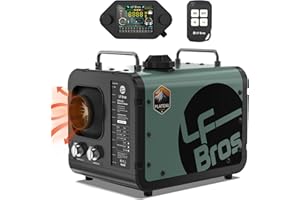 LF Bros 12V/220V Riscaldatore Diesel, 5KW Riscaldatore Diesel ad Aria in Modalità Plateau con Timer Controller LCD, Adatto per Camper, Camion, Tenda