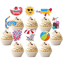 25 Stück Moana Kuchen-Deko - Tropische Cupcake Topper Für Hawaii-Partys
