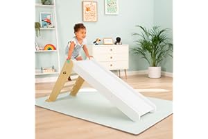 TP TOYS TP 687 Active-Tots Holzrutsche für den Innenbereich für Kleinkinder ab 18 Monaten, Holz