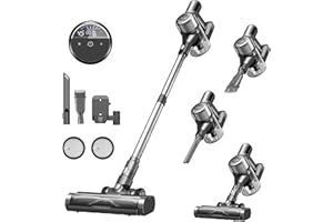 Ultenic U12 Vesla Bezprzewodowy Odkurzacz, Anty-splątanie, Green Eye™ Technologia, 45000PA, 450W, 1L, Potężna Miotła Elektryczna, 45 Min Autonomia