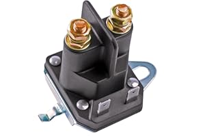 Cnornus Relais de solénoïde de démarreur Interrupteur magnétique 12 V Pour tondeuse Trombetta 862-1241-211-12 Pour tondeuse à gazon, motoneige, chariot de golf, tracteurs de pelouse 532192507