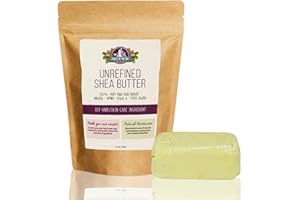 Choice of Nature, Unrefined Shea Butter Raw Organic | 16 oz / 453 g | Pure Body Butter, Grade A | Effective for Dry Skin, Stretch Marks, Eczema | Natural Moisturizing Formula | for Women and Men