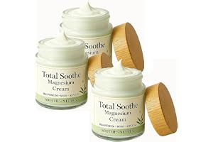 Nerve Relief Magnesium Cream, daglig komfort- och näringslotion, snabbt absorberande, icke-fet lokalbehandling för daglig komfort,3pcs