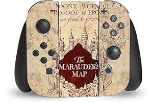 Head Case Designs sous Licence Officielle Harry Potter La Carte du Maraudeur Graphiques Vinyle Autocollant De Jeu Peau Autocollant Couverture Compatible avec Nintendo Switch Joy-Con Controller