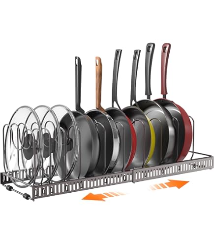 Schneidebrett Ständer Schwarz - Topfdeckelhalter Für Küchenorganisation